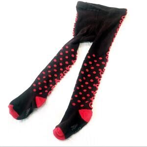 Baby Girl Brown Red Polka Dot Tights 6-12 m Gap Teddy Bear Tights 6-12 m